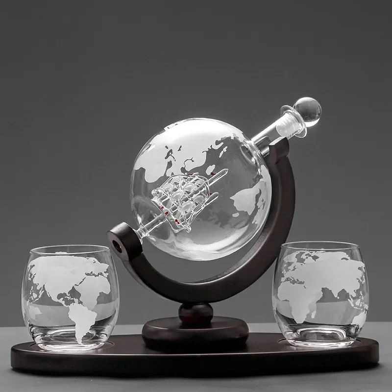Decanter Globe Set - Набор стекол для виски, графин для