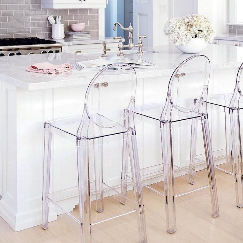 Home Bar Stools - 8 шт. модный домашний декор прозрачный