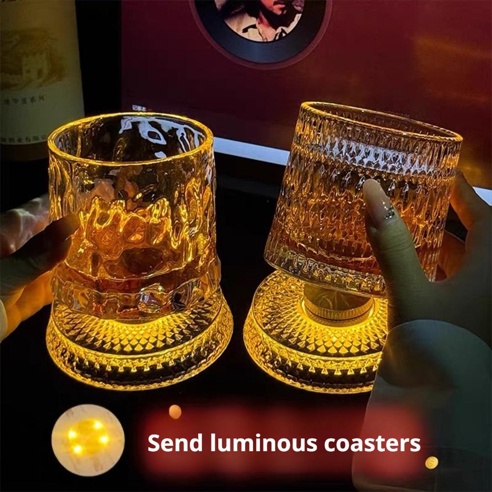 Old Fashioned Glass - 360 ° Вращающийся стакан для виски