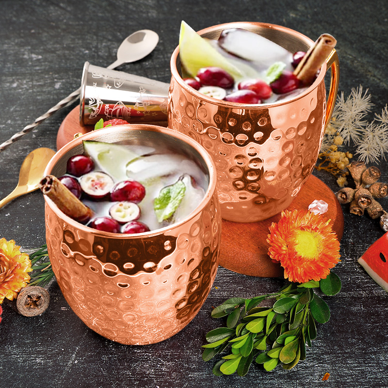 Mule Copper Mug - Московский мул, кружки из нержавеющей стали,