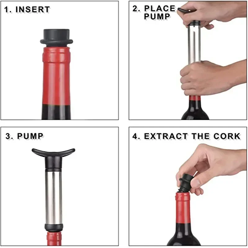 Набор вакуумного насоса для ви – обзор и цена Wine Preservation Pump