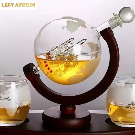 Стеклянный графин в форме шара – обзор и цена Decanter Globe Set